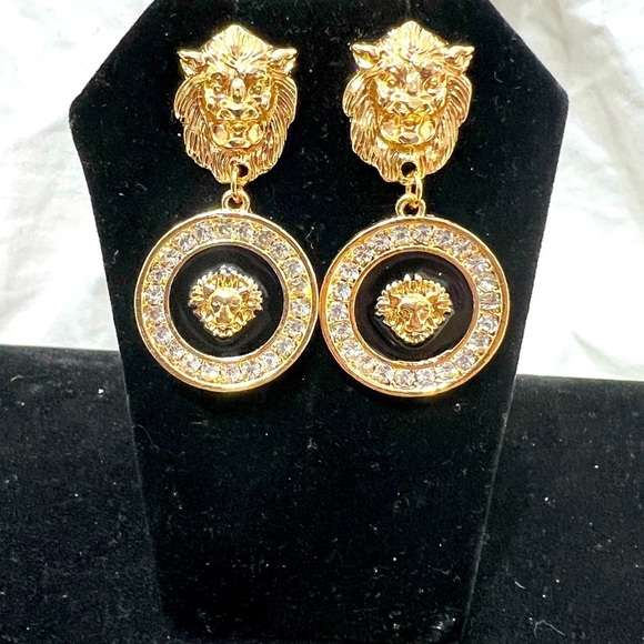 Fashion Jewelry Jewelry - Fashion Jewelry Ladys Earrings Lion Heads Straight Up High Fashion☑️